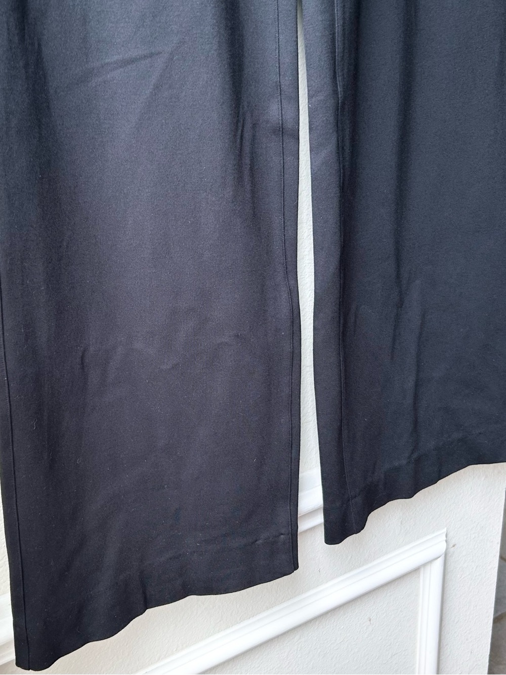 SPANX Black SPANXsupersmooth PerfectFit Ponte Wide Leg Pant Sz XL - Picture 9 of 16